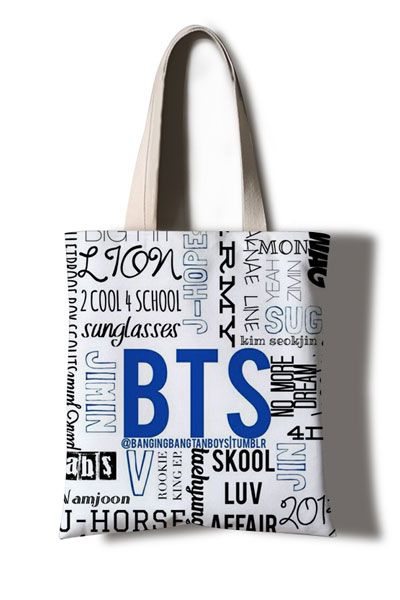 防弾少年団BTS キャンバストートバッグ